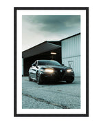 Alfa Romeo Giulia Poster, Sports Car Wall Art, Car Wall Decor