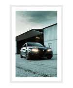 Alfa Romeo Giulia Poster, Sports Car Wall Art, Car Wall Decor