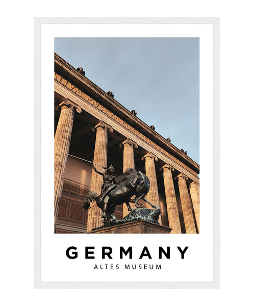 Altes Museum, Germany Poster, City Wall Art