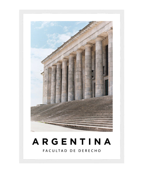 Argentina Facultad De Derecho Poster, City Wall Art