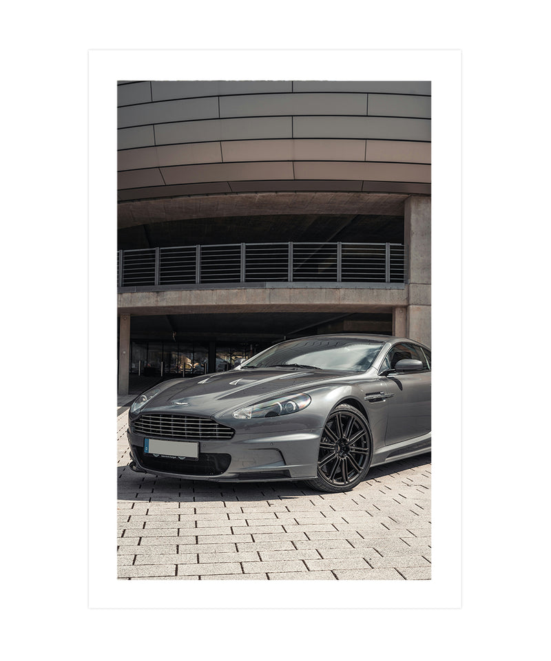 Aston Martin DBS Poster, Sports Car Wall Art, Car Wall Decor