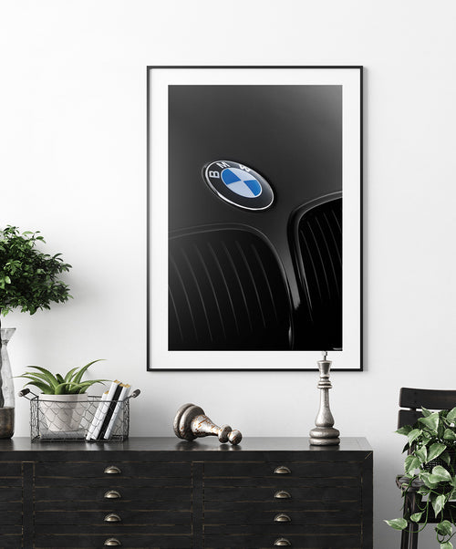 BMW Grille Poster, Car Wall Art