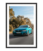 BMW M3 Series Poster, Sports Car Wall Art, Classic Car Wall Art