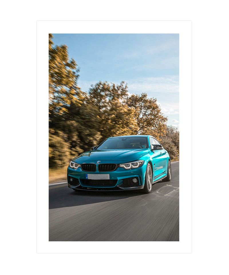 BMW M3 Series Poster, Sports Car Wall Art, Classic Car Wall Art