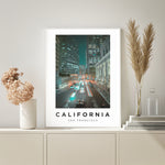 San Francisco City in California Poster, Highway Wall Art, San Francisco City in California Photograph Print