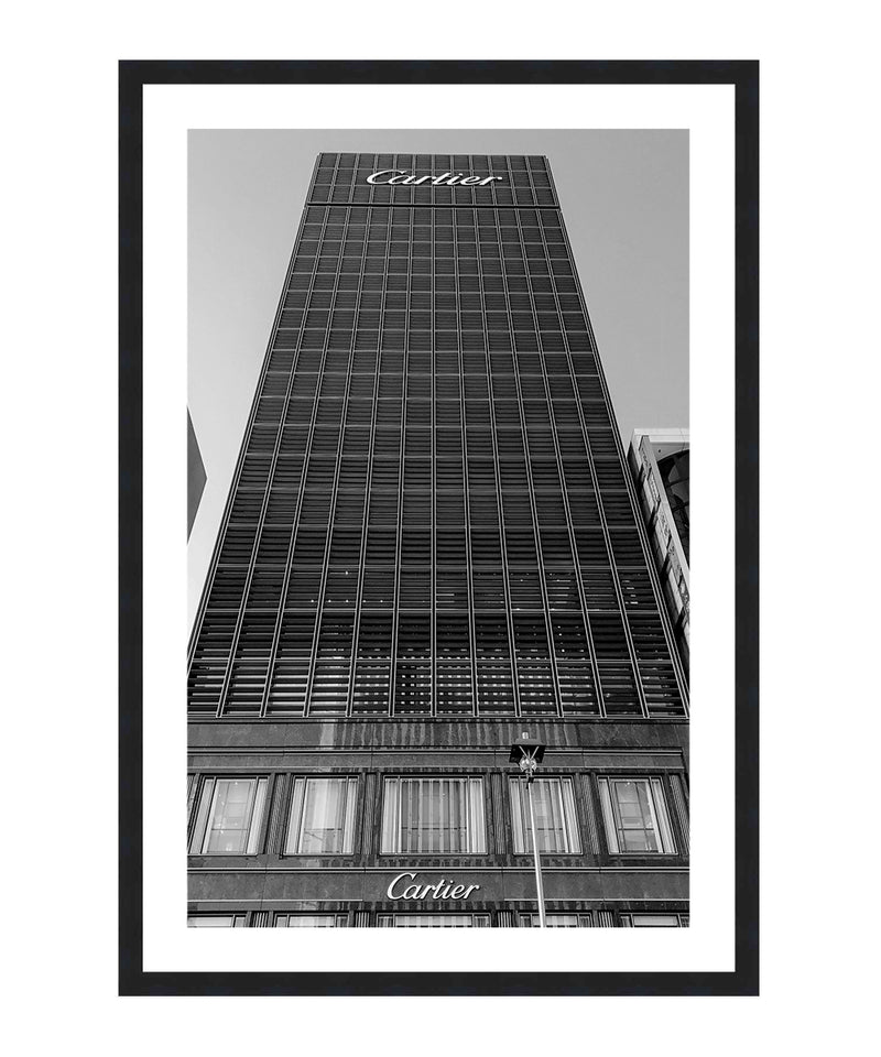 Cartier Building Poster, Fashion Wall Art