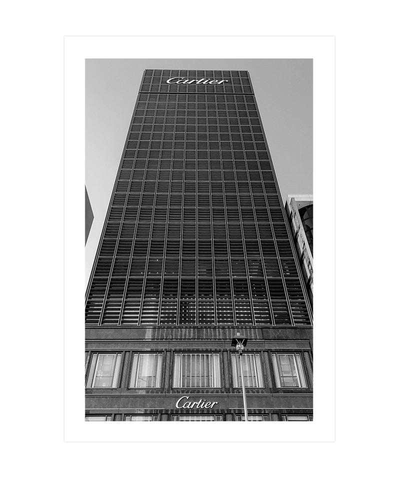 Cartier Building Poster, Fashion Wall Art