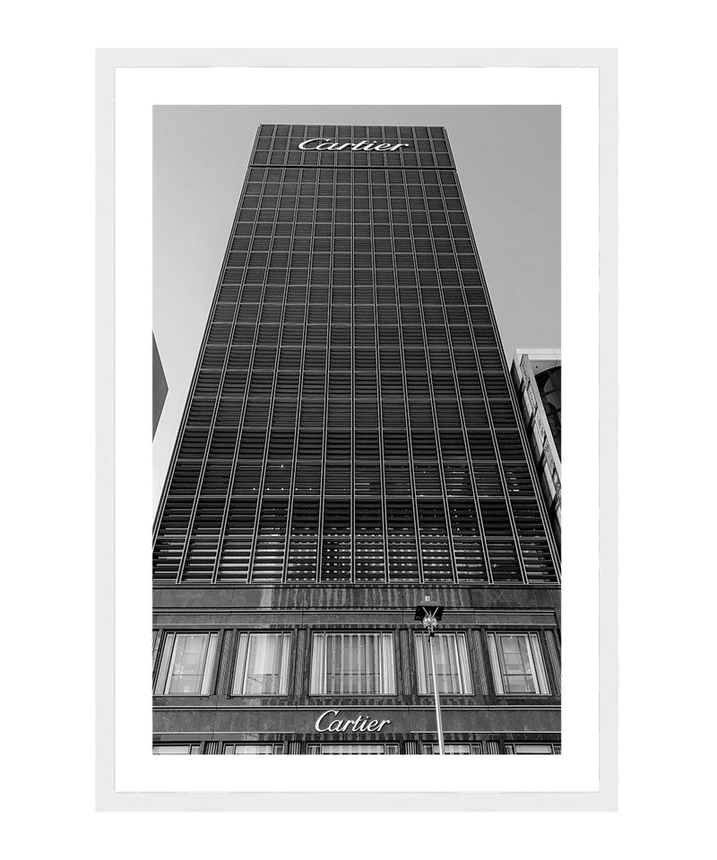 Cartier Building Poster, Fashion Wall Art