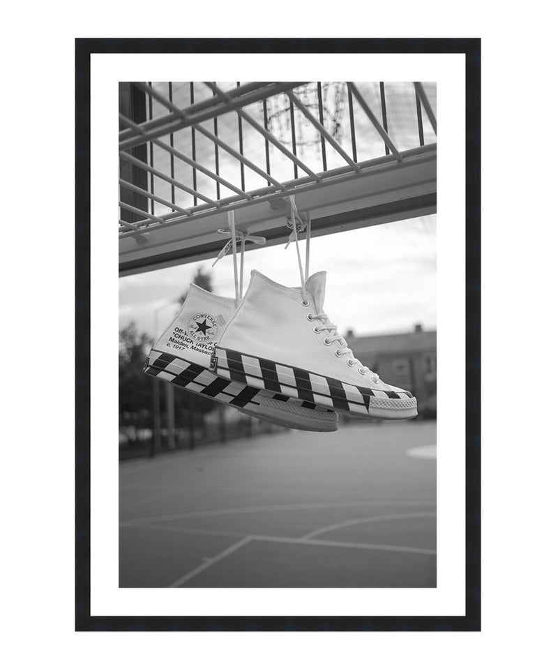 Converse x Off White Poster, Shoes Wall Art