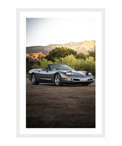 Corvette 2004 Poster, Vintage Photography, Classic Car Wall Art