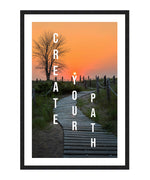 Create Your Path Poster , Motivational Print