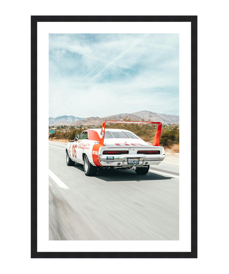 Dodge Charger Poster, Vintage Photography, Classic Car Wall Art