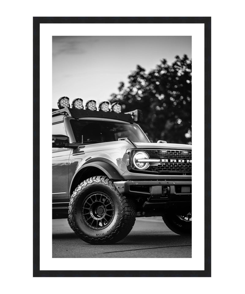 Ford Bronco Raptor Poster, Bronco Wall Art, Ford Decor Print