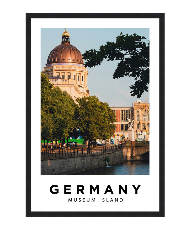 Museum Island Germany Poster, City Wall Art