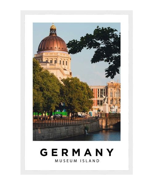 Museum Island Germany Poster, City Wall Art