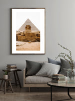 Great Sphinx of Giza Poster, Egypt Photography, Travel Wall Art