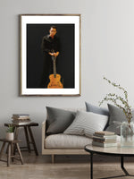 Johnny Cash Poster, Painting Wall Art, Painting Print