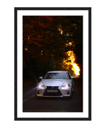 Lexus IS 300 Poster, Sports Car Wall Art, Car Wall Decor