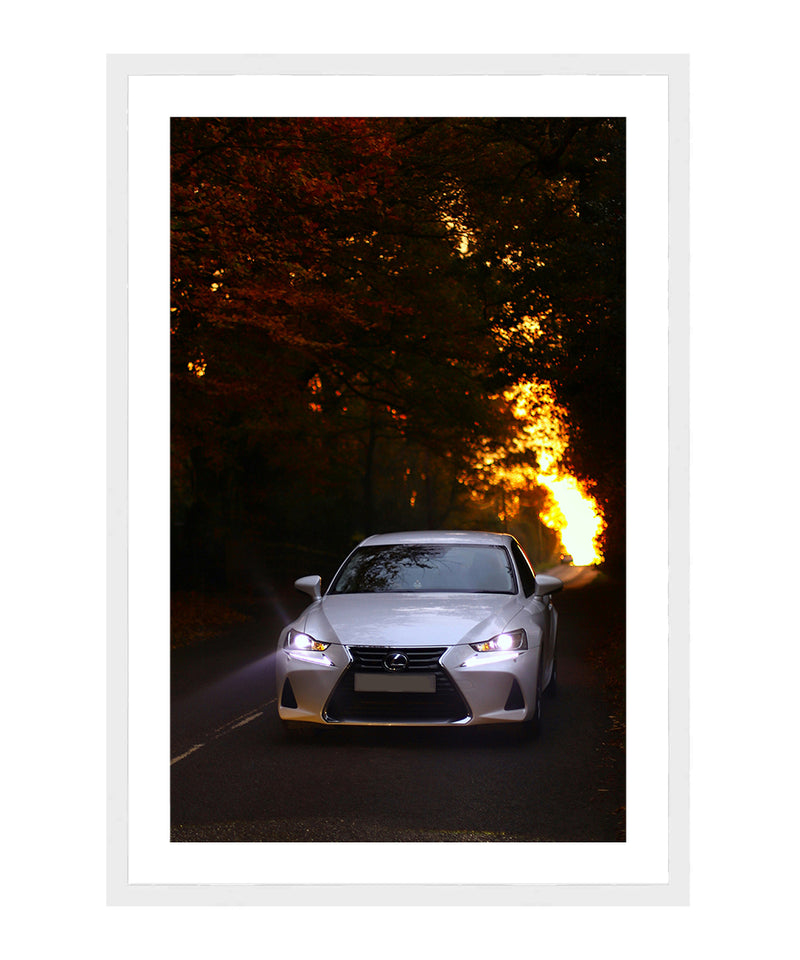 Lexus IS 300 Poster, Sports Car Wall Art, Car Wall Decor