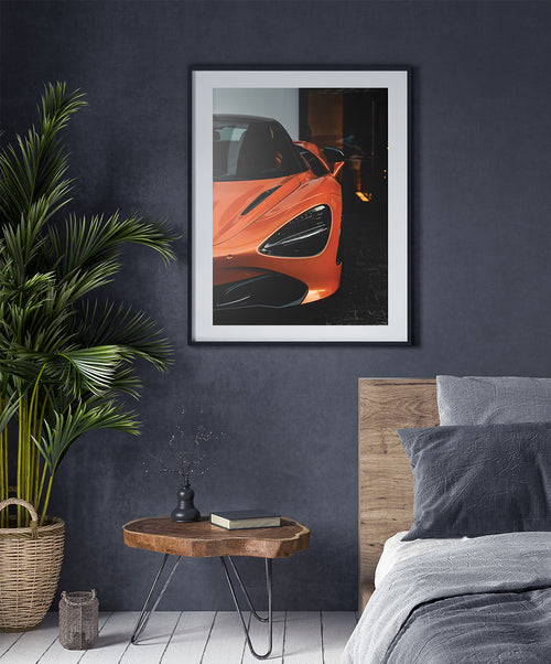 McLaren P1 Supercar Poster, Car Wall Art, Car Wall Decor