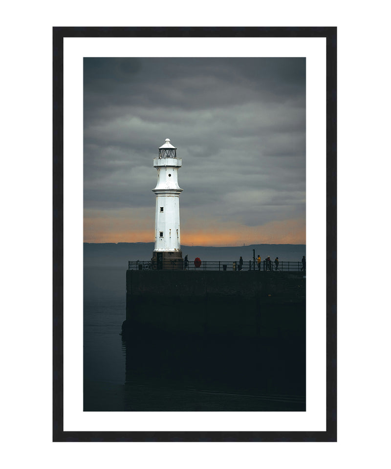 Newhaven Poster, Lighthouse Wall Art