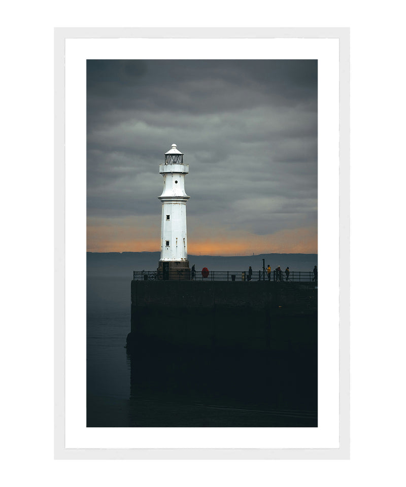 Newhaven Poster, Lighthouse Wall Art