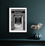 Off White Poster, Fashion Photography Wall Art, Off White Black and White Print