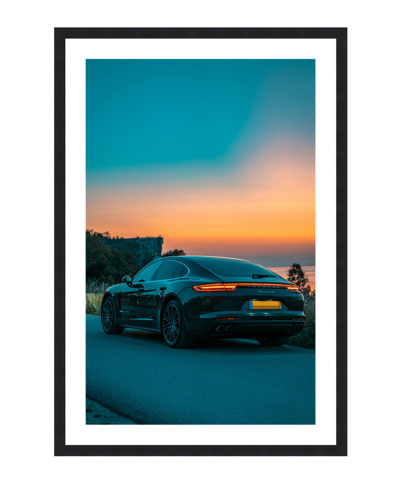 Panamera Poster, Sports Car Wall Art, Car Wall Decor