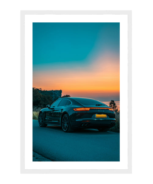 Panamera Poster, Sports Car Wall Art, Car Wall Decor