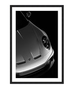 Porsche 911 GT3 Poster, Car Wall Art, Black and White Print