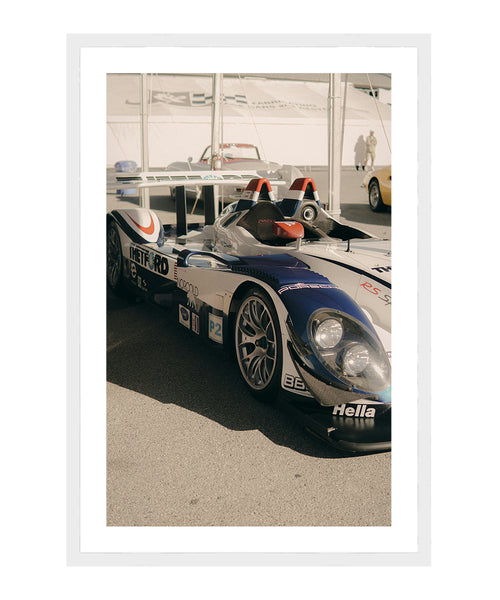 Porsche RS Spyder Poster, Vintage Photography, Classic Car Wall Art