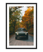 Rivian R1T Poster, Sports Car Wall Art, Car Wall Decor