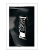 Rolls Royce Emblem Poster, Luxury Car Wall Art, Car Wall Decor