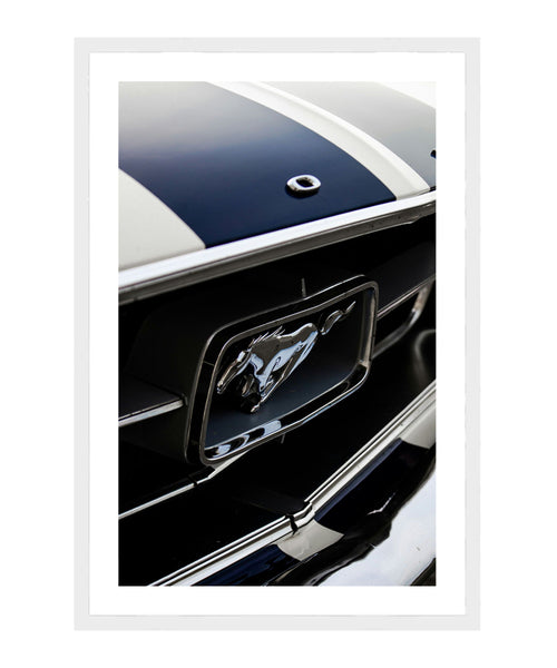 Ford GT Shelby Mustang Poster, Vintage Mustang Photography, Classic Car Wall Art