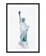 Statue of Liberty Poster, Lady Liberty Wall Art, New York City Photograph Print