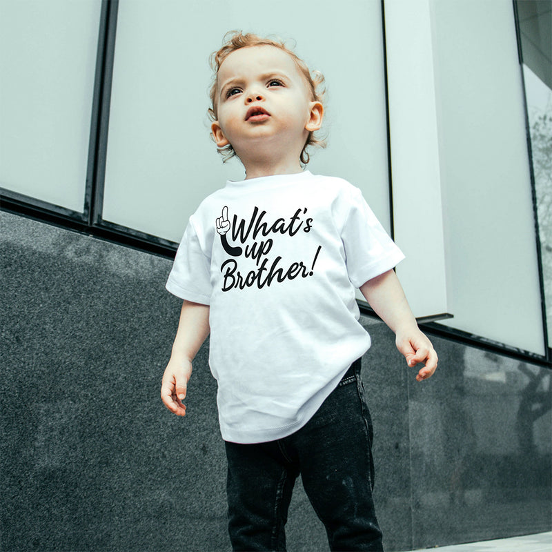 What's Up Brother - Streamer Toddler Tee