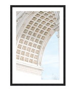 Beige Arch Poster, Arch Photography Wall Art, Architecture Poster