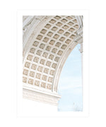 Beige Arch Poster, Arch Photography Wall Art, Architecture Poster