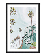 Beverly Hills California Poster, Palm Wall Decor ,Travel Wall Art