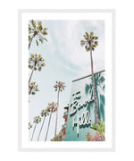 Beverly Hills California Poster, Palm Wall Decor ,Travel Wall Art