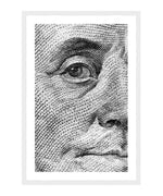 Cash Money Bill Poster, Money Dollar Wall Art, Motivational Office Art Print