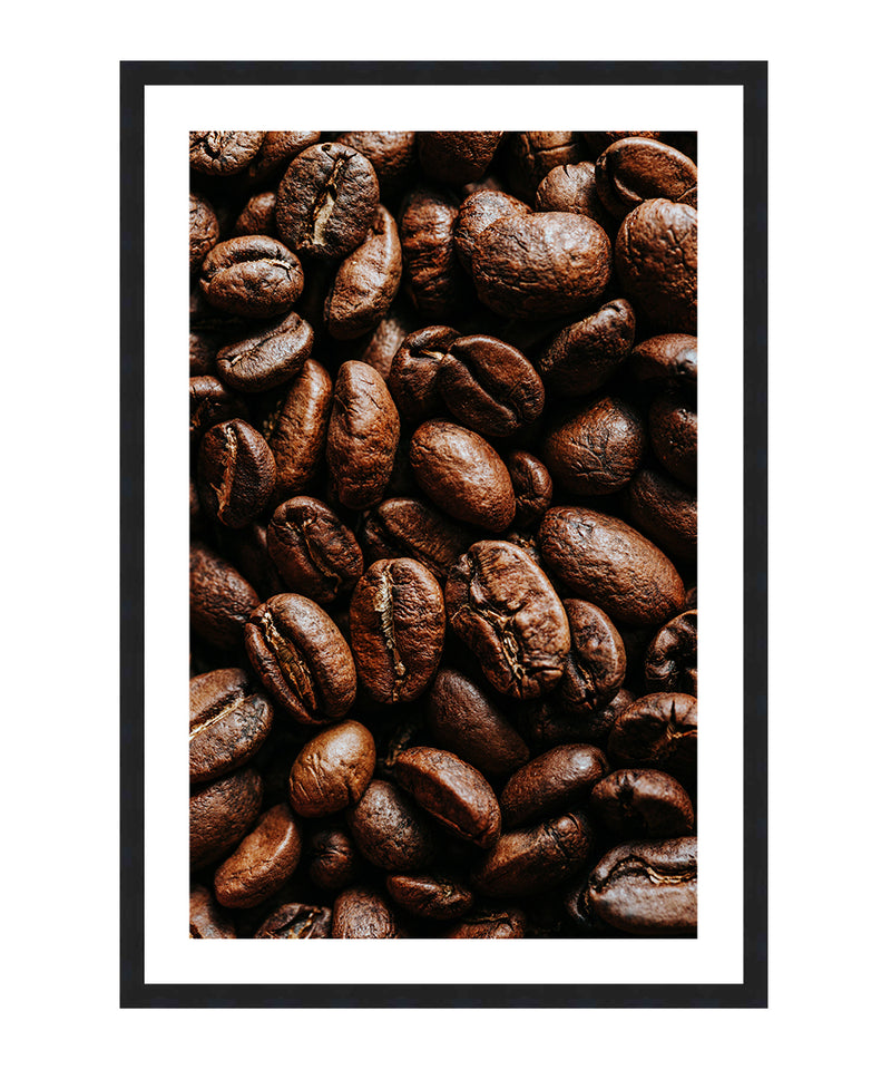 Roasted Coffee Beans Poster, Coffee Wall Art