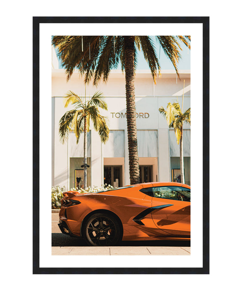 Corvette Tom Ford Poster, C8 Corvette Wall Art, Tom Ford Decor Print