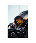 BMW Black Motorcycle Headlight Poster, Bike Wall Art, BMW Wall Decor