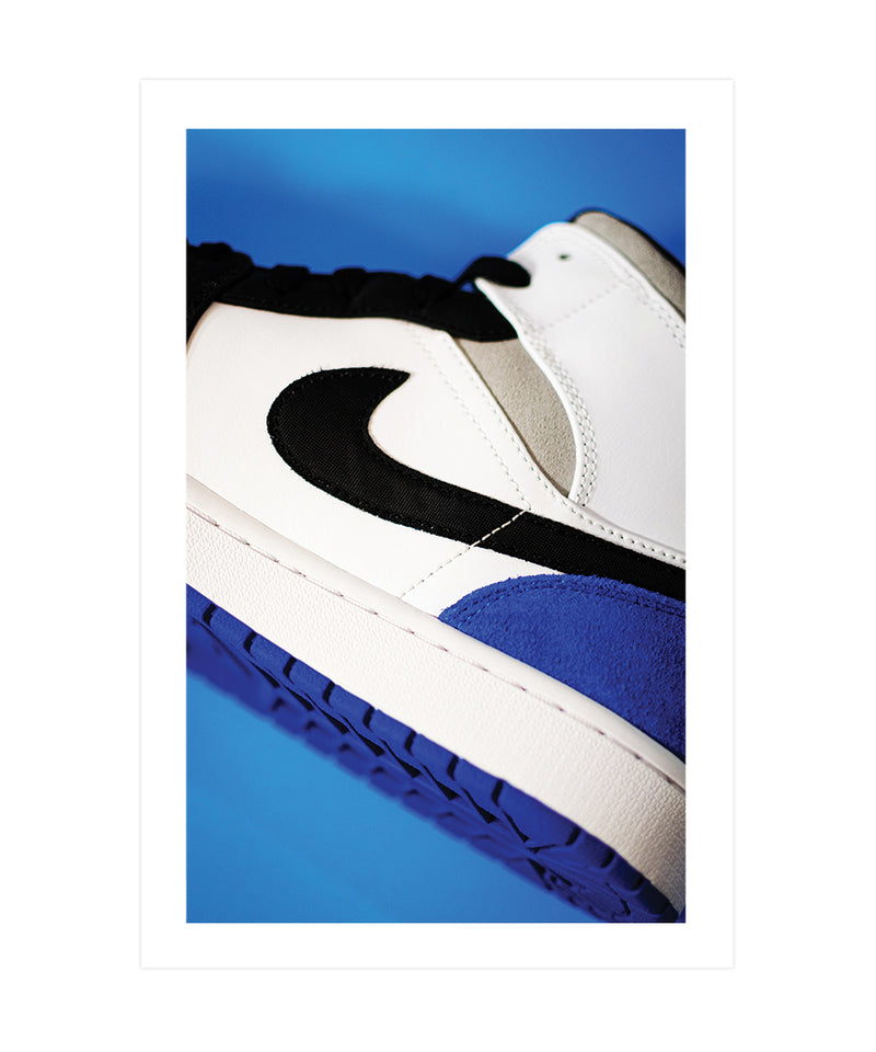 Nike Air Jordan 1 Poster, Jordans Sneakers Wall Art, Shoes Wall Decor