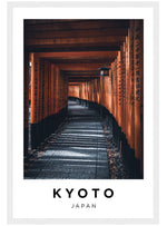 Kyoto Japan Fushimi Inari Poster, Japanese Wall Art, Japan Travel Photograph Print