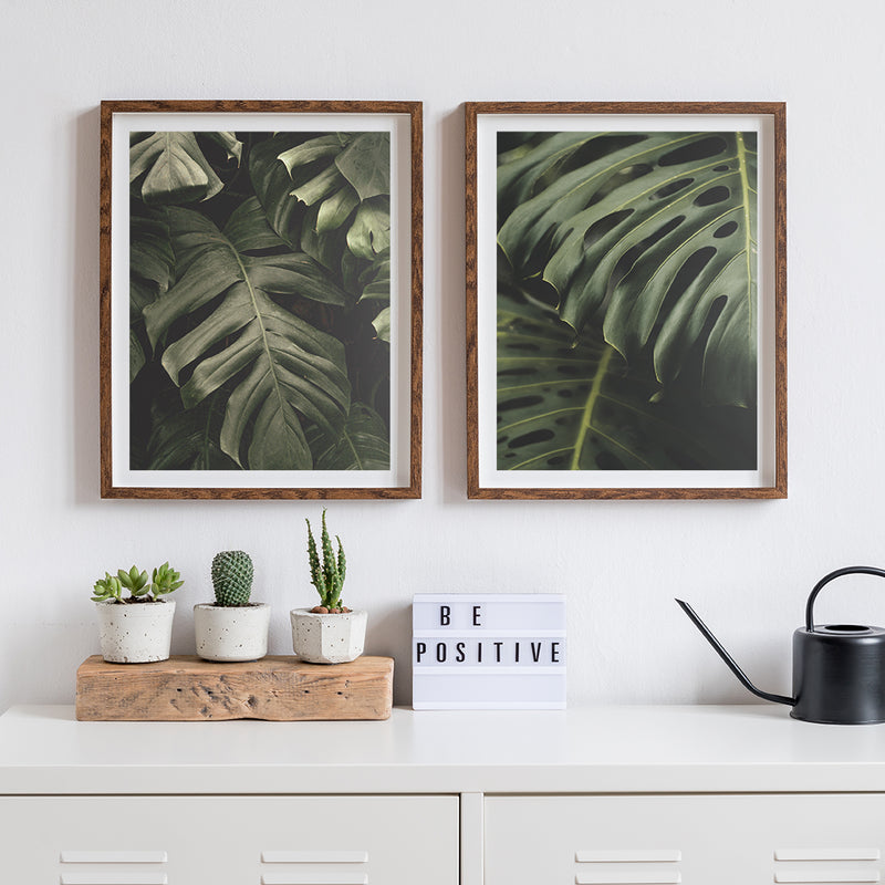 Monstera No. 1 Poster, Plant Leaf Wall Art, Greenery Photography Print