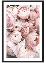 Pale Pink Roses Poster, Pink Rose Wall Art, Girls Room Flower Decor Print