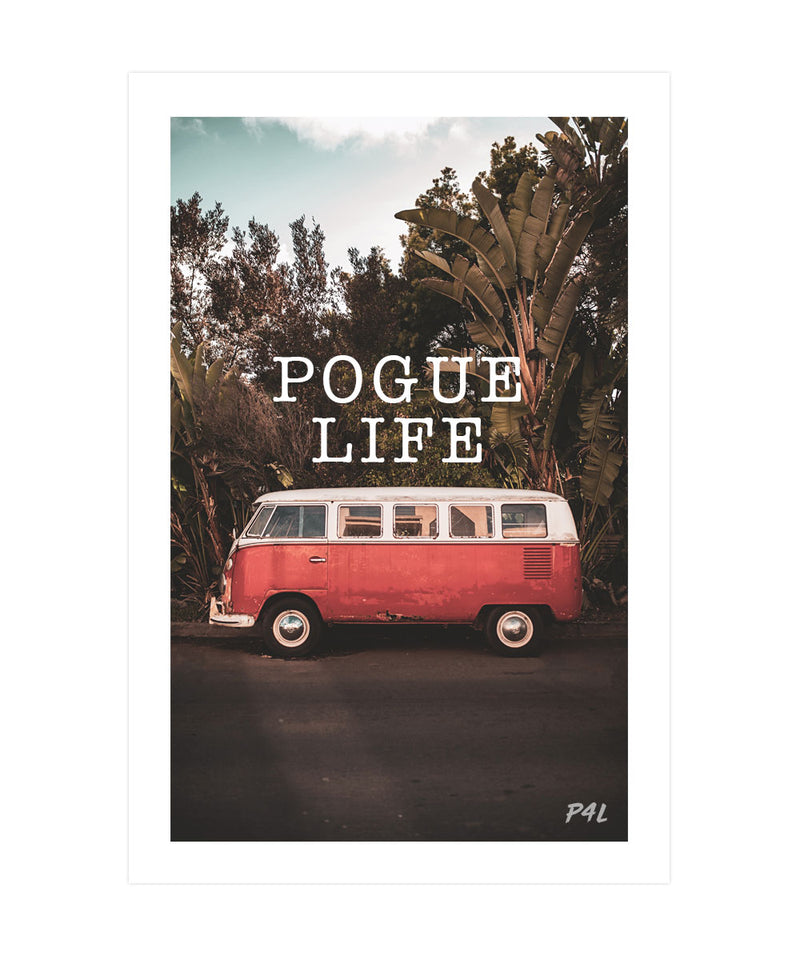Pogue Life Van Poster, Outerbanks Pogue Wall Art, P4L OBX Wall Decor Print