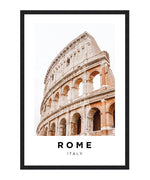 Rome Italy The Colosseum Poster, Roman Architecture Wall Decor, Travel Wall Art